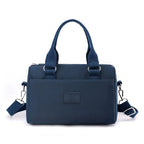 NNEDSZ 0485# Blue Multifunctional Nylon Shoulder Bag - Lightweight and Spacious Handbag for Women, 20x15x11cm-0