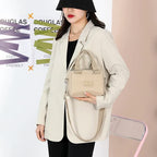 NNEDSZ 0485# Green Multifunctional Nylon Shoulder Bag - Lightweight and Spacious Handbag for Women, 20x15x11cm-2