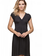 tessita evening dress model 107269 knitted v-neck