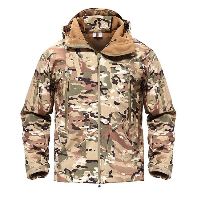 Army Camouflage Airsoft Jacket Men Military Tactical Jacket Winter Waterproof Softshell Jacket Windbreaker Hunt Clothes-8