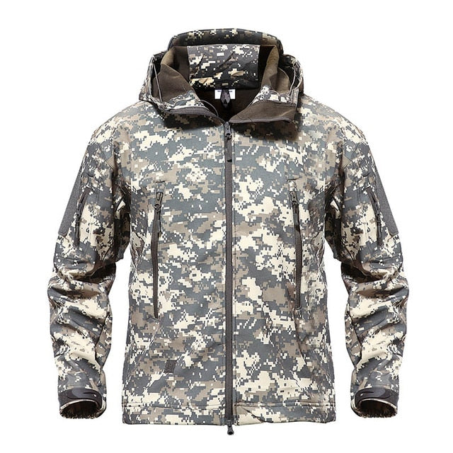 Army Camouflage Airsoft Jacket Men Military Tactical Jacket Winter Waterproof Softshell Jacket Windbreaker Hunt Clothes-6